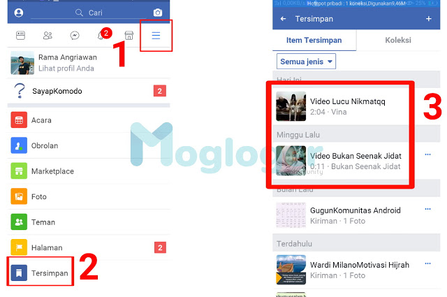 √ Cara Menyimpan Video Di Facebook Dengan Aplikasi Android Ke Galeri