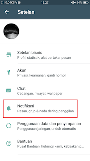 setelan2Bnotifikasi - Cara Menghilangkan Status Online di Whatsapp setelan notifikasi