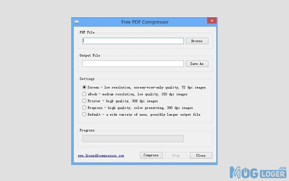 kompres dengan Free PDF Compressor