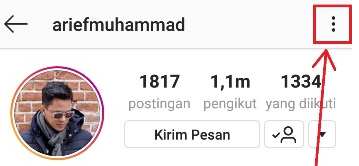 cara satu - Cara Membuka Foto Profil Instagram melihat profil ig