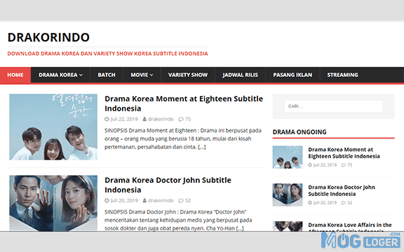 cara download drama korea