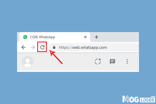 refresh halaman web wa