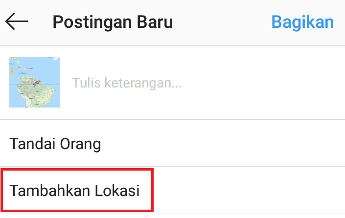 tambahkan lokasi - Cara Membuat Lokasi Di Instagram Cara Membuat Lokasi Di Instagram