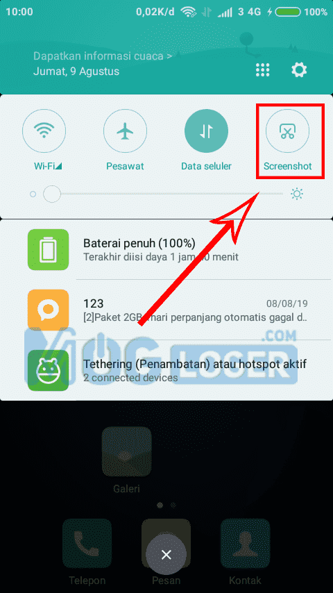 cara capture xiaomi