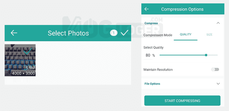 kompres jpeg - Aplikasi Mengecilkan Foto JPG Jadi 100kb di HP cara mengecilkan foto