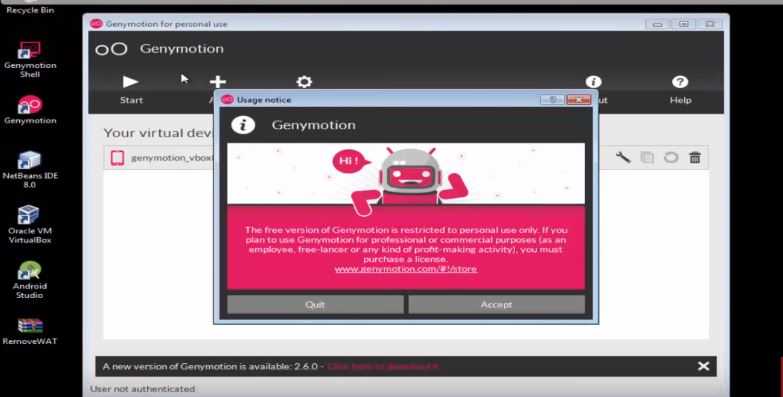 emulator GenyMotion