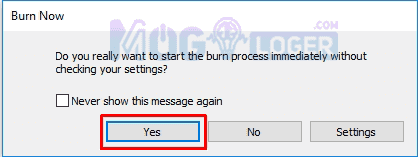 dialog burn - Cara Burning CD burn now