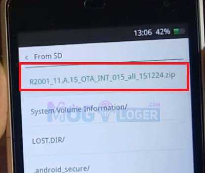 firmware oppo r2001