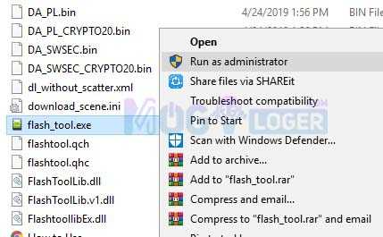 install flashtool