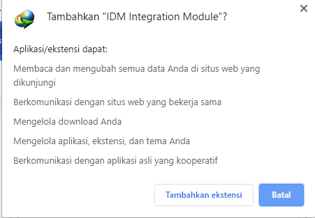 tambahkan IDM Integration Module