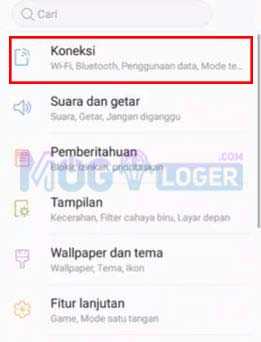 buka pengaturan hp samsung