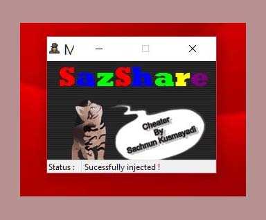 tampilan aplikasi sazshare