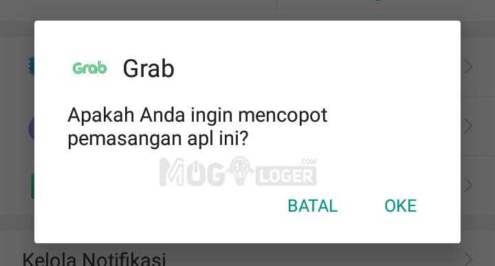uninstall grab - Cara Menghapus Akun Grab mencopot pemasangan aplikasi grab