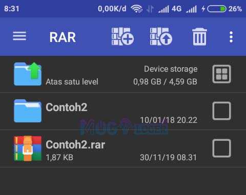 hasil pengarsipan di rar - 10+ Cara Membuat File ZIP, RAR, 7Z, TAR di Android & IOS file rar sudah jadi