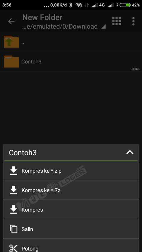 menu bar di zarchiver - 10+ Cara Membuat File ZIP, RAR, 7Z, TAR di Android & IOS menu bar di zarchiver