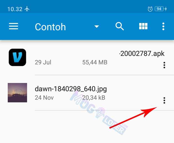 titik tiga di es file - 10+ Cara Membuat File ZIP, RAR, 7Z, TAR di Android & IOS tekan titik tiga di es file explorer