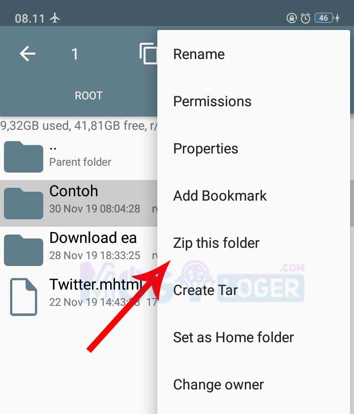 zip this folder di root - 10+ Cara Membuat File ZIP, RAR, 7Z, TAR di Android & IOS pilih zip this folder di root explorer