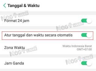 atur format tanggal dan jam