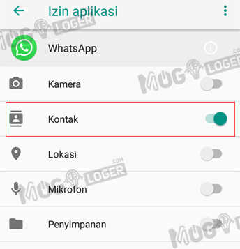izin aplikasi whatsapp untuk akses kontak