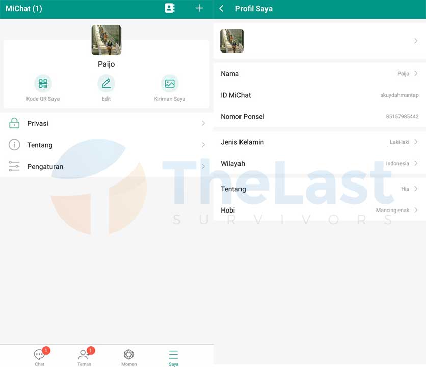 Cara Melengkapi Profil Michat - Cara Menggunakan Michat
