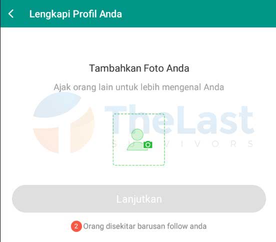 Tambahkan Foto Profil - Cara Menggunakan Michat