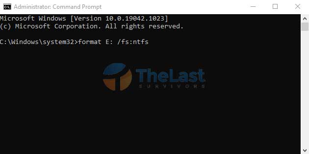 Format Disk Dengan Cmd