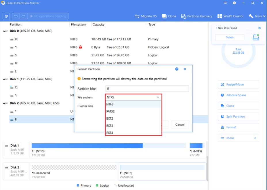 Format Disk Di Easeus