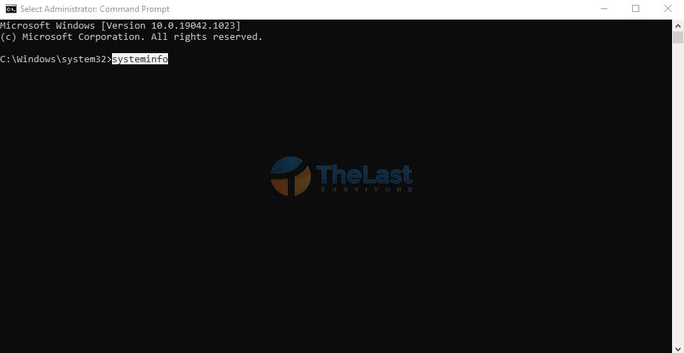 Ketik Systeminfo Di Cmd